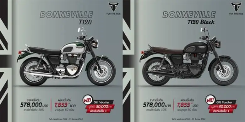 ไทรอัมพ์ มอเตอร์ไซเคิลส์ เอาใจสาวกรับสิ้น...