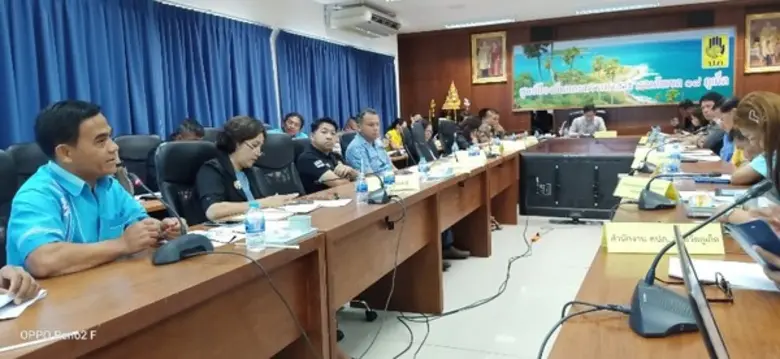 สพร.21ภูเก็ต ร่วมประชุมคณะกรรมการศูนย์ป้องกันและลดอุบัติเหตุทางถนนและทางทะเลช่วงเทศกาลปีใหม่ พ.ศ.2563 จังหวัดภูเก็ต