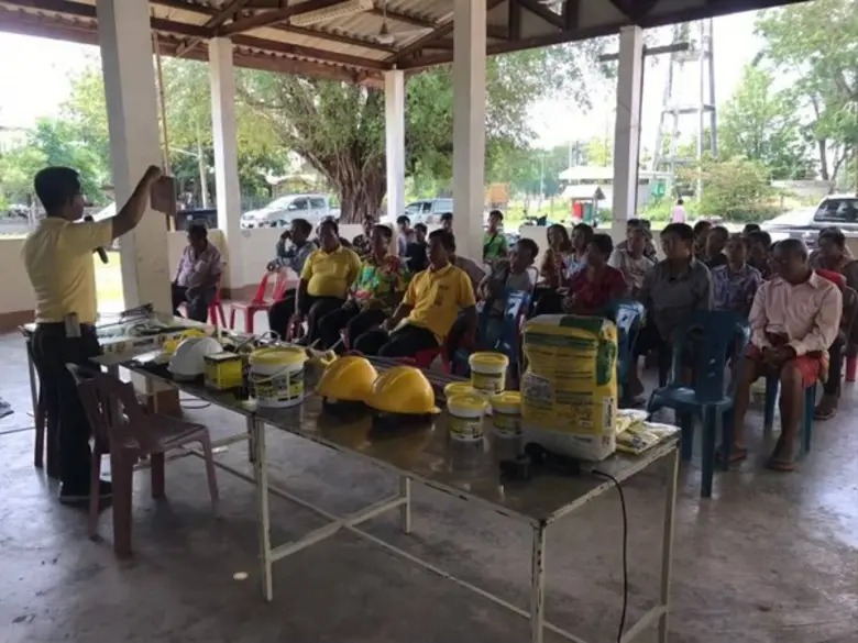 ก.แรงงาน อบรมช่างสร้างจิตสำนึกรักสิ่งแวดล้อม