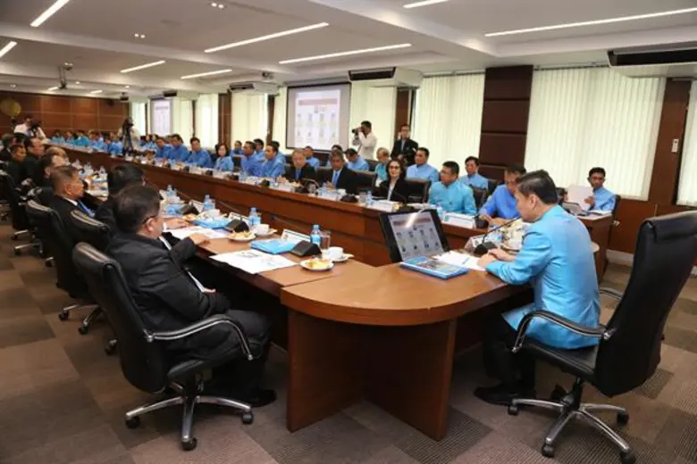 ทรงศักดิ์ ทองศรี มท.3 ตรวจเยี่ยมพร้อมมอบนโยบายแก่ กปภ.