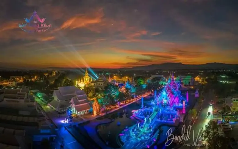 อ.เฉลิมชัย เซอร์ไพร์สยิงพลุ 100 นัด ปิดฉากสุดท้าย“วัดร่องขุ่น ไลท์ เฟส”ยิ่งใหญ่อลังการ