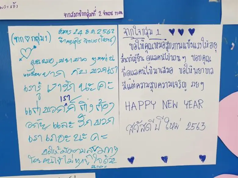 จิตเวชโคราช เนรมิตบรรยากาศโอพีดี หอผู้ป่วย “สุดฟิน-อินปีใหม่” ให้ผู้ป่วยทำ ส.ค.ส. ส่งมอบให้กัน