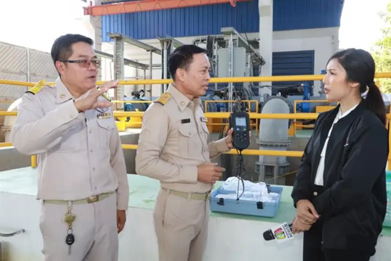 การประปาส่วนภูมิภาค (กปภ.) เฝ้าระวังน้ำทะ...