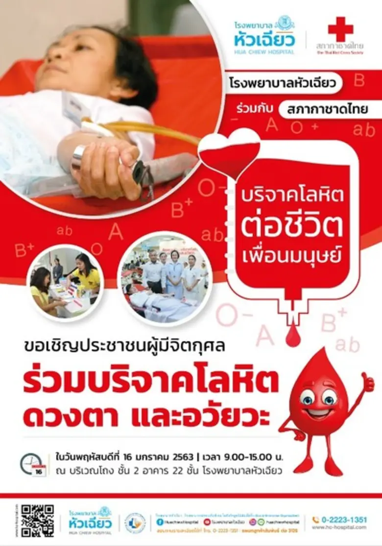 ปัจจุบันความต้องการโลหิตเพื่อนำไปช่วยเหลื...