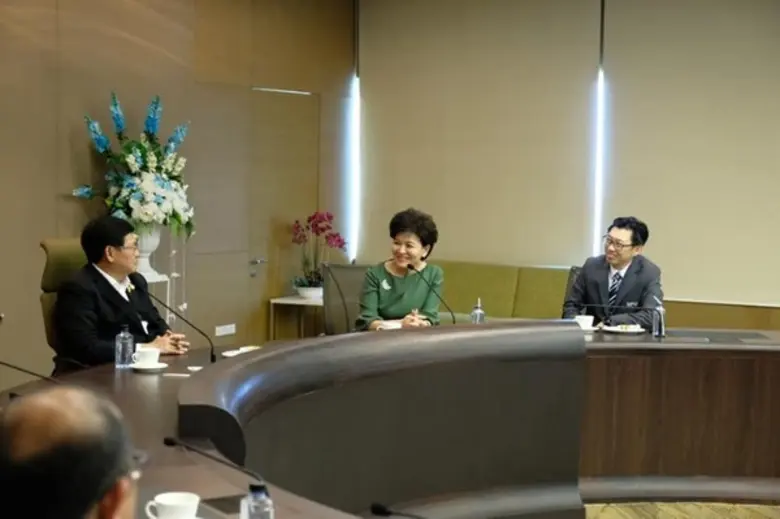 ม.ศรีปทุม ต้อนรับ รมต.อว.ร่วมบันทึกเทปโครงการ ”ยุวชนสร้างชาติ”