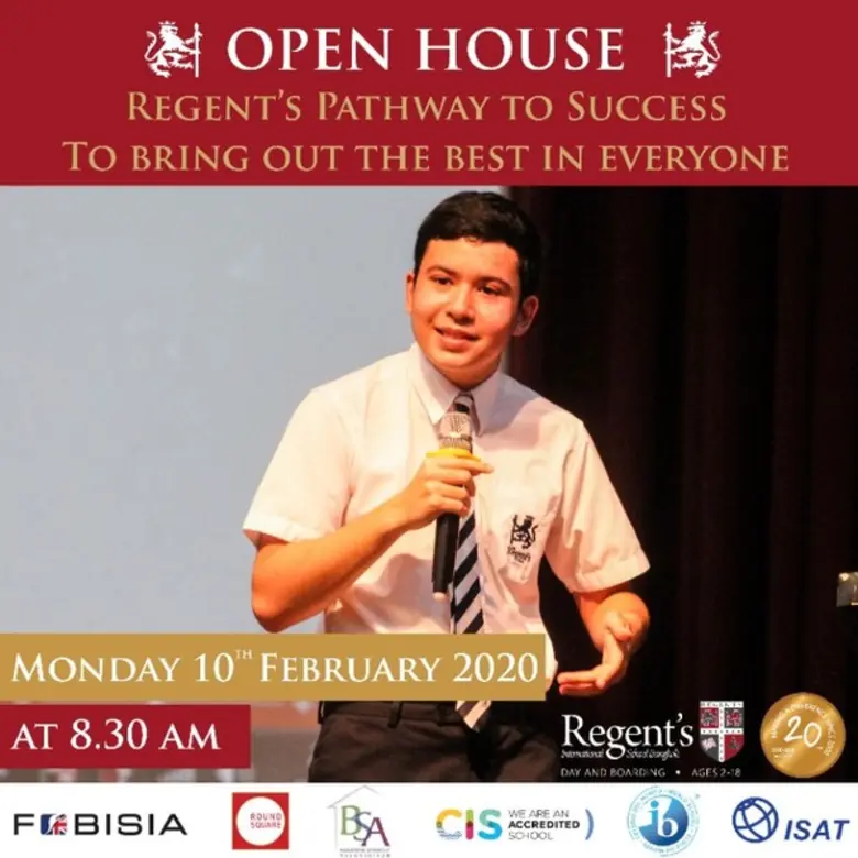 โรงเรียนนานาชาติรีเจ้นท์กรุงเทพฯ "เปิดบ้า...