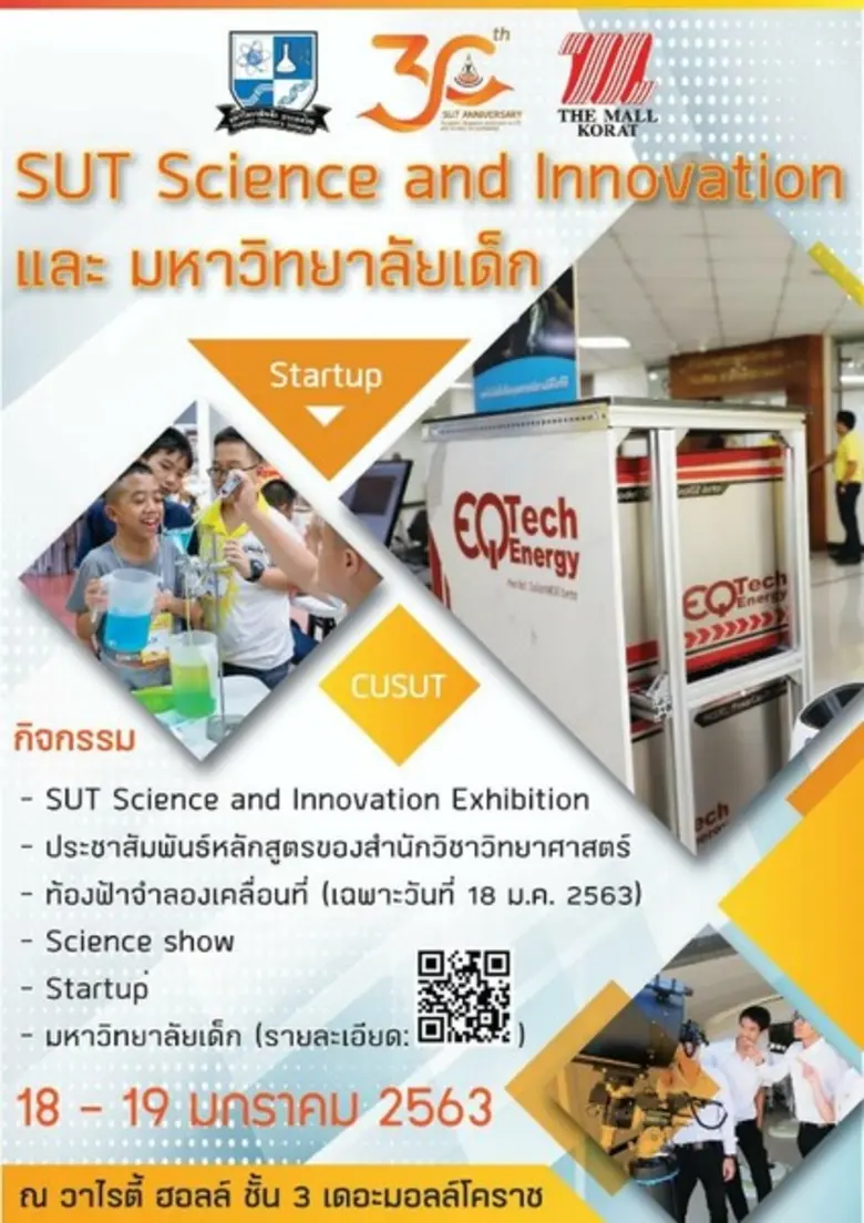 มหาวิทยาลัยเทคโนโลยีสุรนารีร่วมกับเดอะมอล...