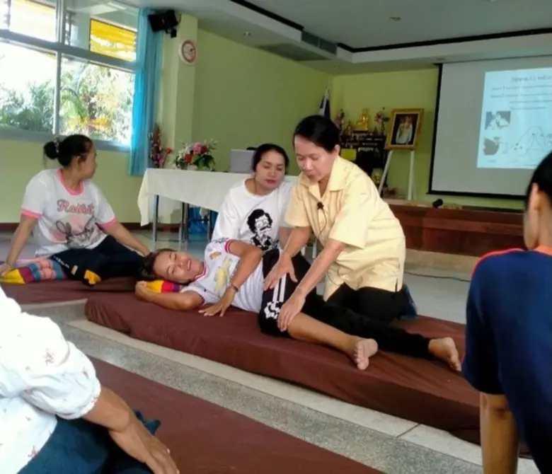 ภาพข่าว: สนพ.กำแพงเพชร เปิดฝึกอบรมหลักสูตรการฝึกยกระดับฝีมือ สาขา เทคนิคการนวดไทย