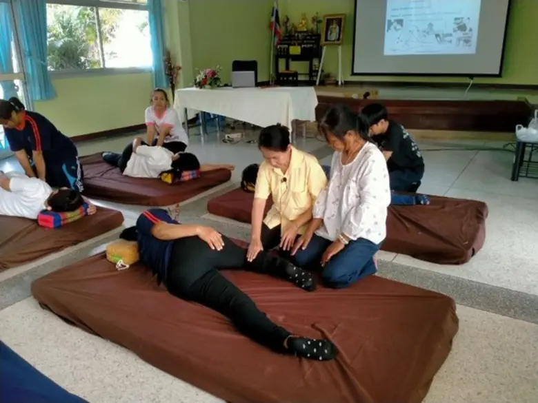 ภาพข่าว: สนพ.กำแพงเพชร เปิดฝึกอบรมหลักสูตรการฝึกยกระดับฝีมือ สาขา เทคนิคการนวดไทย