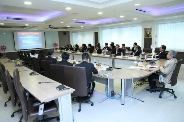 คณะครุฯ มจพ. ประชุมร่วมกับคณะอนุกรรมการพิจารณารับรองปริญญาฯ สาขาวิศวกรรมโยธา จากสภาวิศวกร