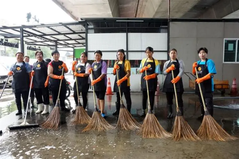 ซีพีเอฟ รวมพลังชาวงามวงศ์วาน ในกิจกรรม Big Cleaning Day "CP ร่วมใจ ใส่ใจ พัฒนาตลาดงามวงศ์วาน" สร้างสรรค์เพื่อคุณภาพชีวิตของชุมชน