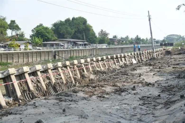 กทม.สำรวจชั้นดินแนวเขื่อนป้องกันการทรุดตัวจากสถานกาณ์ภัยแล้ง