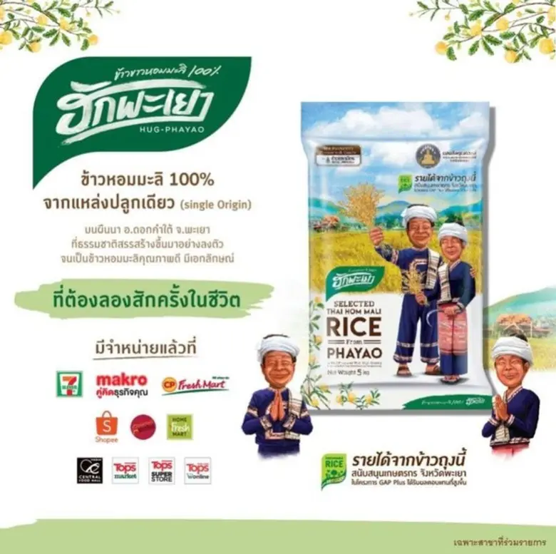 บริษัท ข้าว ซี.พี. จำกัด (ข้าวตราฉัตร) ได...