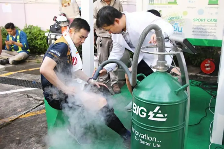 บีไอจีสนับสนุนงานวิ่ง ICMM 2020 พร้อมนำนวัตกรรม Cryotherapy มาให้นักวิ่งทดลองใช้บริการ