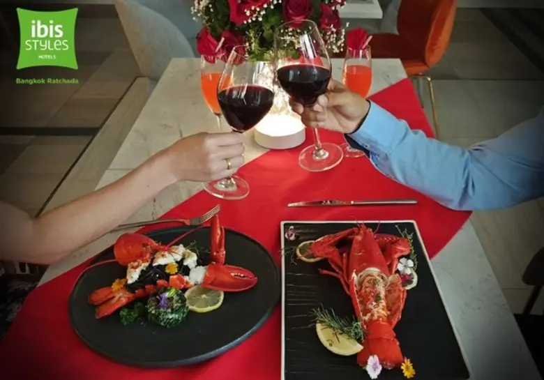 วาเลนไทน์ เซ็ท ดินเนอร์ (ไอบิส สไตล์ กรุงเทพ รัชดา)