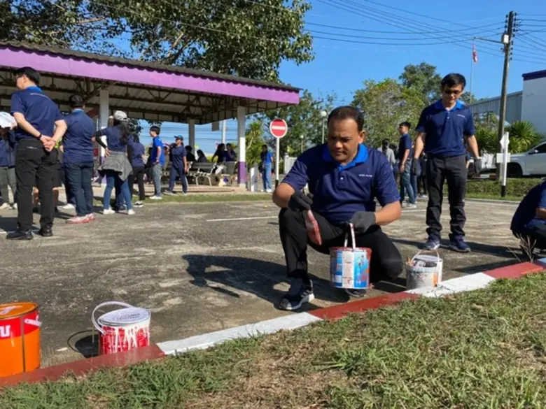 ภาพข่าว: SVL Group คืนความสดใส ทาสีสนามสอบจราจร ณ ขนส่งบางสะพาน