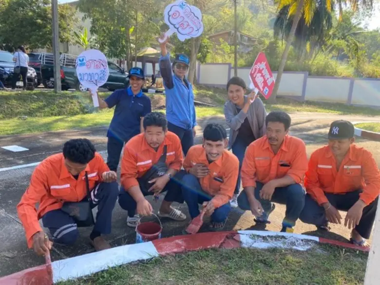 ภาพข่าว: SVL Group คืนความสดใส ทาสีสนามสอบจราจร ณ ขนส่งบางสะพาน