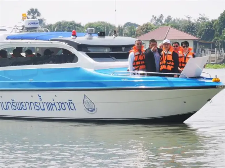 สทนช. ติดตามสถานการณ์ในแม่น้ำเจ้าพระยารับมือภัยแล้ง