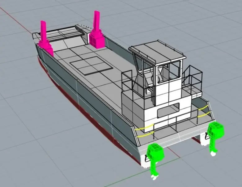 การวิจัยและพัฒนาสร้างต้นแบบเรืออเนกประสงค...