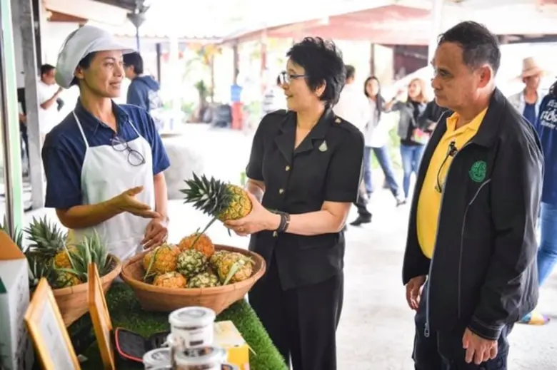 ภาพข่าว: มกอช. หนุนวิสาหกิจชุมชนแม่บ้านโป่งกระทิง พัฒนา โรงคัดบรรจุผักและผลไม้ เข้าสู่ระบบมาตรฐาน GMP