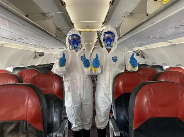 เวียตเจ็ทไทยแลนด์ อบพ่นฆ่าเชื้อโรคในเครื่องบินรับมือ 'ไวรัสโคโรน่า’ และขนส่งเวชภัณฑ์บริจาคไปยังประเทศจีน