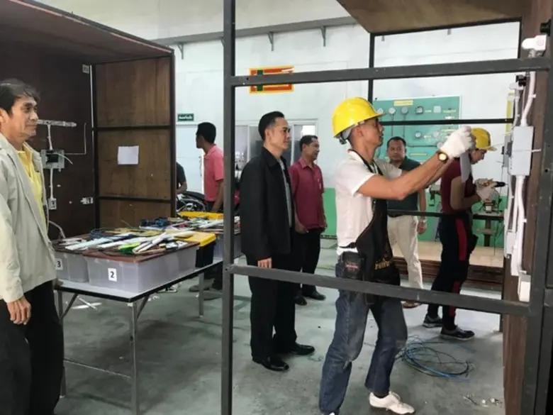 สพร.22 นครศรีธรรมราช ทดสอบมาตรฐาน "โครงการ 1 ตำบล 1 ช่างไฟฟ้า"