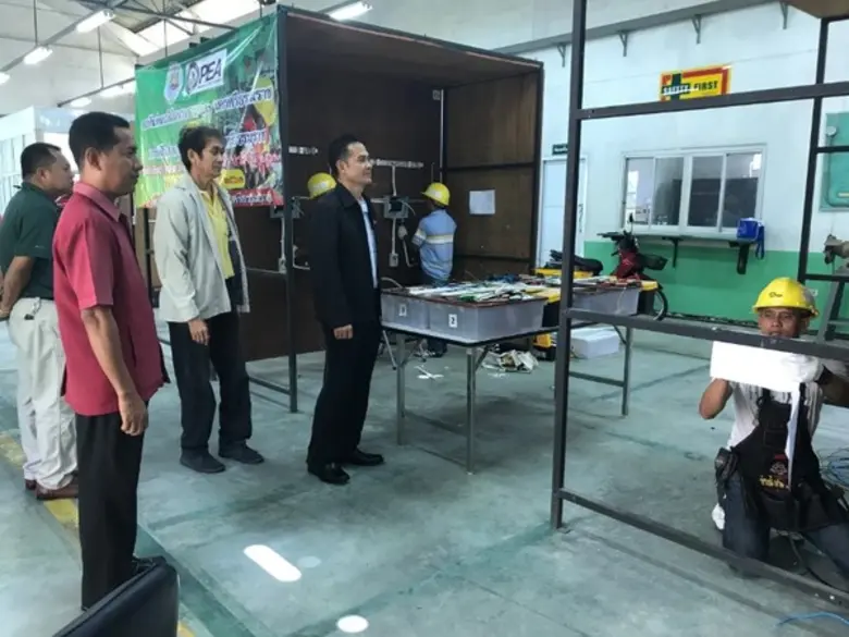 สพร.22 นครศรีธรรมราช ทดสอบมาตรฐาน "โครงการ 1 ตำบล 1 ช่างไฟฟ้า"