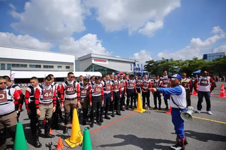 ฮอนด้าสนับสนุนการแข่งขันขับขี่ปลอดภัยเจ้าหน้าที่ตำรวจระดับประเทศปีที่ 3