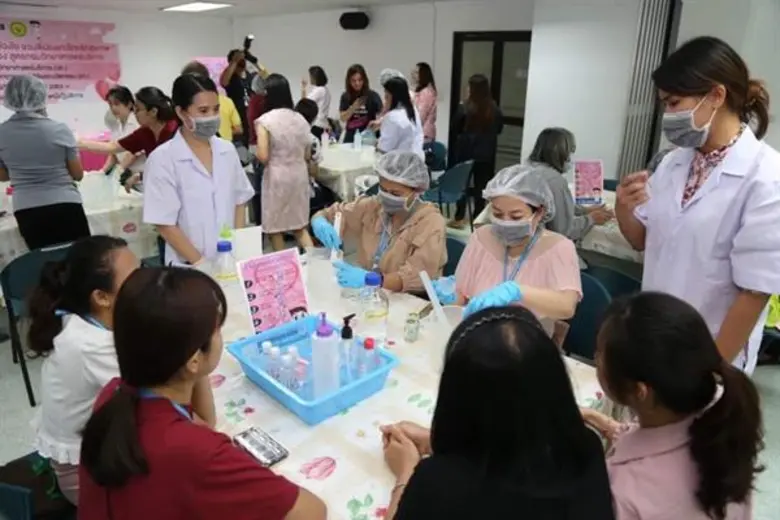 วศ. อว. มอบความรักความห่วงใยชาวไทย จัดกิจกรรม “เจลล้างมือทำเอง ป้องกัน ไวรัสโควิด-19”