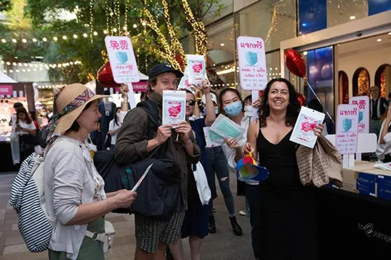 ไทยเจียระไน กรุ๊ป แบ่งปันความรักและความห่วงใย แจกหน้ากากอนามัย รณรงค์ป้องกันไวรัสโคโรน่าสายพันธุ์ใหม่ 2019