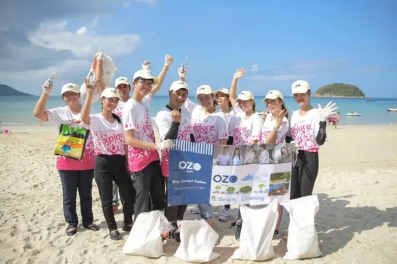 ภาพข่าว: โอโซ่ ภูเก็ต ร่วมส่งเสริมอนุรักษ์ธรรมชาติและสิ่งแวดล้อม เก็บขยะบริเวณหาดกะตะและพื้นที่โดยรอบ