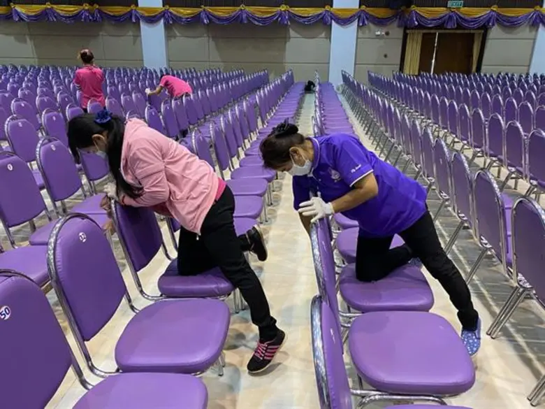 คุมเข้ม!!! ป้องกันCovid-19 พิธีพระราชทานปริญญาบัตรมหาวิทยาลัยพะเยา