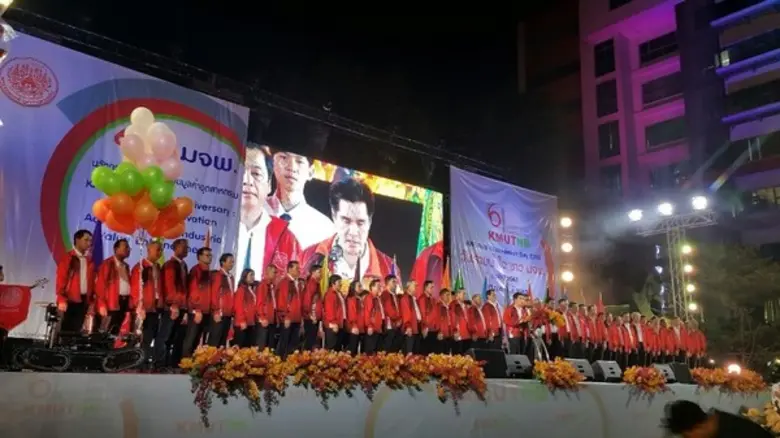 เดินเรื่องด้วยภาพงานวันรวมน้ำใจ “61 ปี มจพ. นวัตกรรมก้าวหน้า เพิ่มมูลค่าอุตสาหกรรม”