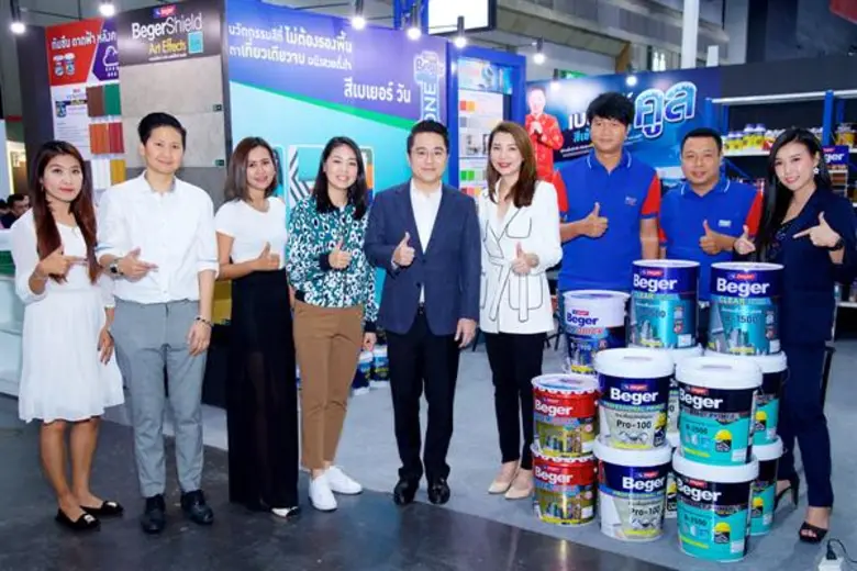 สีเบเยอร์ ร่วมออกบูธแสดงสินค้าภายในงาน บ้...
