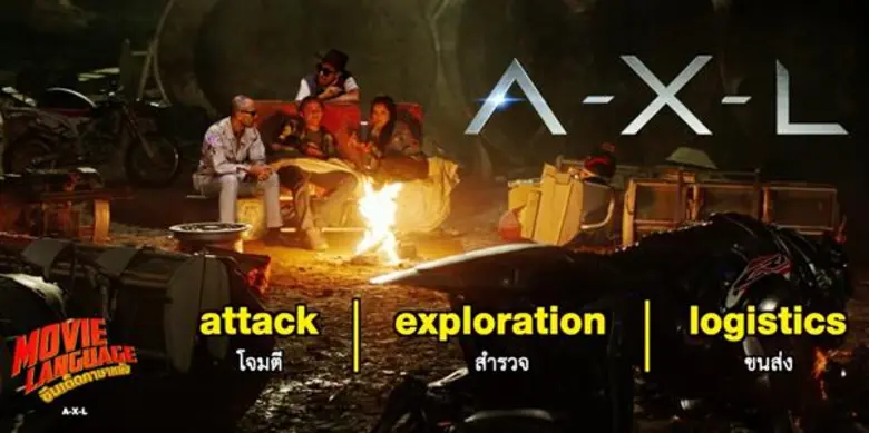 ศัพท์น่าใช้ จาก “คริส-เต้ ซีนเด็ดภาษาหนัง” ชวนดู “แอคเซล โคตรหมาเหล็ก” ช่อง MONO29