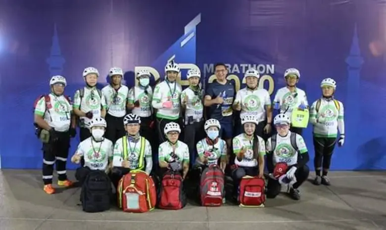 จักรยานอาสากู้ชีพ ร่วมสนับสนุนกิจกรรมรณรง...