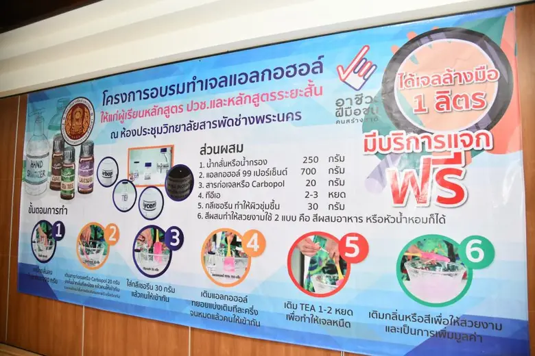 สอศ. เร่งผลิตหน้ากากอนามัยเพิ่มอีก 50,000 -100,000 ชิ้น