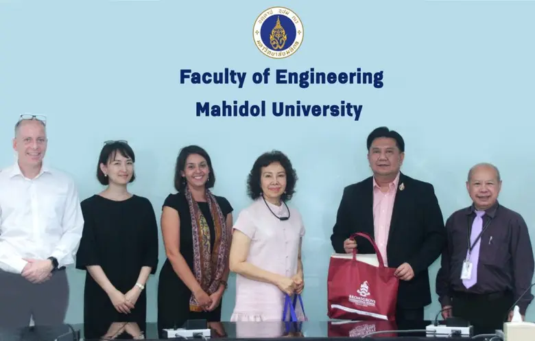 คณะวิศวกรรมศาสตร์ มหาวิทยาลัยมหิดล นำโดย รศ.ดร. จัก...