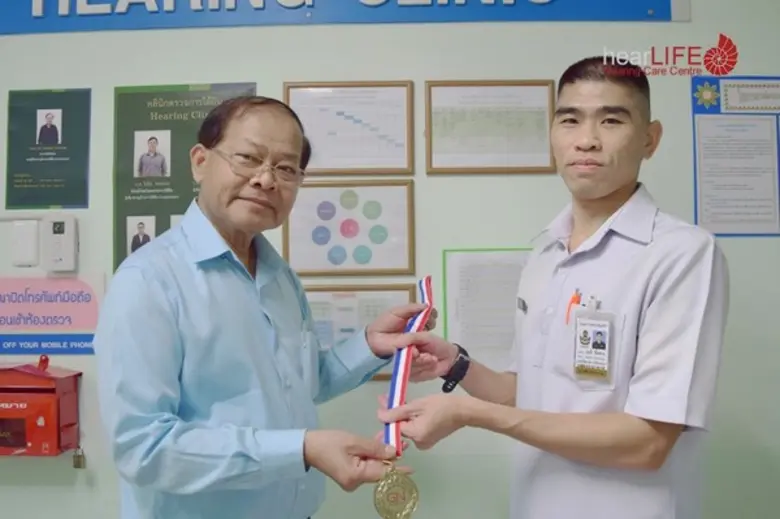 จากกิจกรรมดีๆ สู่การมอบเครื่องช่วยฟังจากบริษัท เฮียร์ไลฟ์ จำกัด ให้กับโรงพยาบาลพระมงกุฎเกล้า