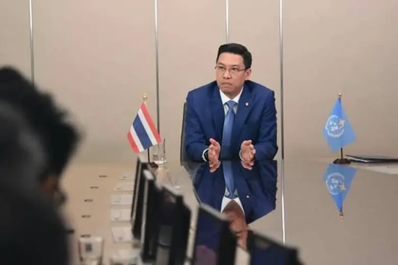รัฐมนตรีกระทรวงดิจิทัลฯ - ผู้บริหารกรมอุตุฯ เฉลิมฉลองอ่านคำปราศรัยเนื่องในวันอุตุนิยมวิทยาโลก ประจำปี 2563