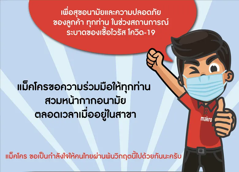 บริษัท สยามแม็คโคร จำกัด (มหาชน) แจ้งลูกค...