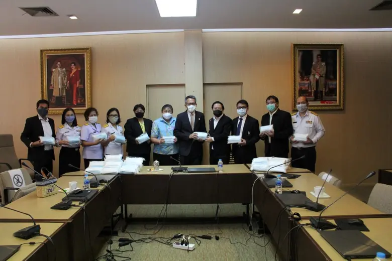 การยางแห่งประเทศไทย (กยท.) รับมอบหน้ากากอ...