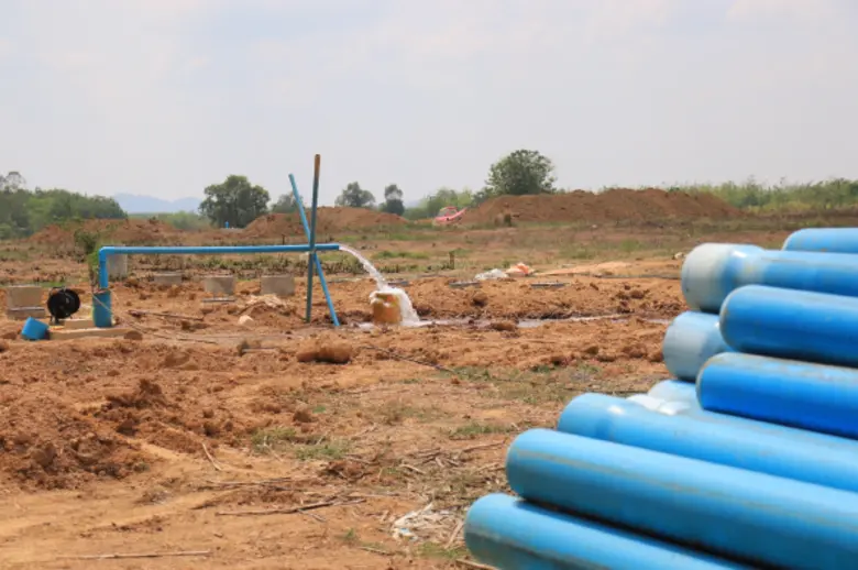 เกษตรกรบ้านแสนสุข จ.สระแก้ว พ้นภัยแล้ง ได้ “น้ำบาดาล” ทำเกษตรแปลงใหญ่