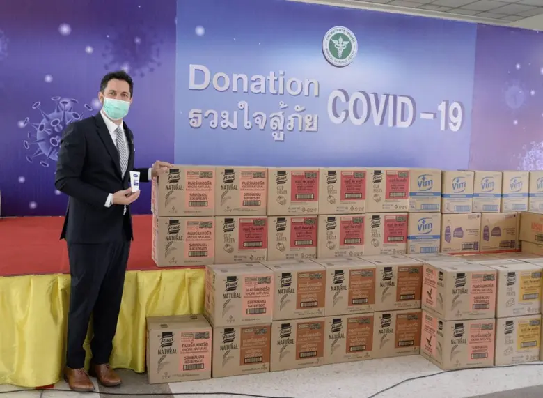 Unilever Thailand Makes 40 Million Baht Donation to Hospital Heroes against Covid