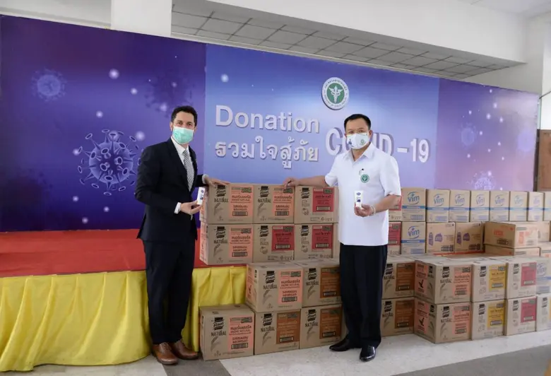 Unilever Thailand Makes 40 Million Baht Donation to Hospital Heroes against Covid