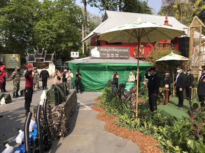 รมช.ธรรมนัส ติดตามรองนายกฯ ตรวจเยี่ยมการดำเนินงานแก้ไขปัญหาไฟป่าและหมอกควัน พร้อมให้กำลังใจผู้ปฏิบัติงาน