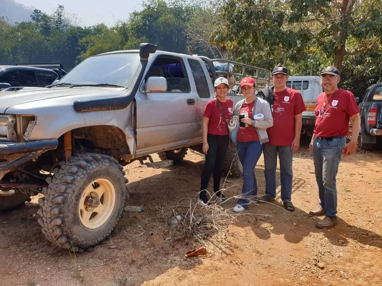 วสท. ปันน้ำใจให้น้อง บ้านหินตั้ง และร.ร.ตำรวจตระเวนชายแดนทิไล่ป้า จ.กาญจนบุรี