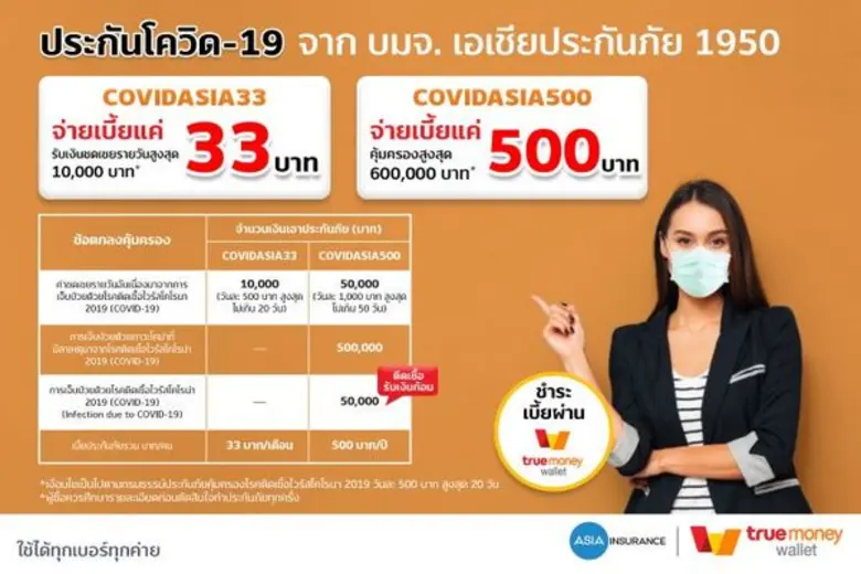 เลือกจ่ายเบี้ยเพียง 33 บาท เพื่อรับชดเชยร...