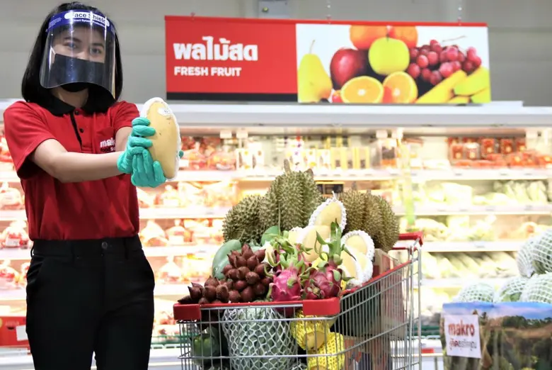 แม็คโคร ปูพรมรับซื้อผลไม้บรรเทา โควิด-19 หลังส่งออกลดฮวบ ปลุกกระแสรณรงค์บริโภคผลไม้ตามฤดูกาลกู้วิกฤตผลผลิตล้น