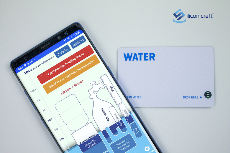 ซิลิคอน คราฟท์ เทคโนโลยี ผุดนวัตกรรมการ์ดตรวจคุณภาพน้ำบริโภคอัจริยะแบบพกพา